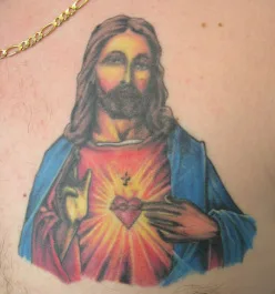 Religious Tattoo of Jesus by Kyle