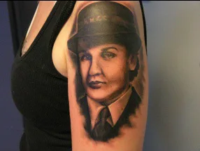Potrait Tattoo by Kyle at Sin on Skin Tattoo Studio