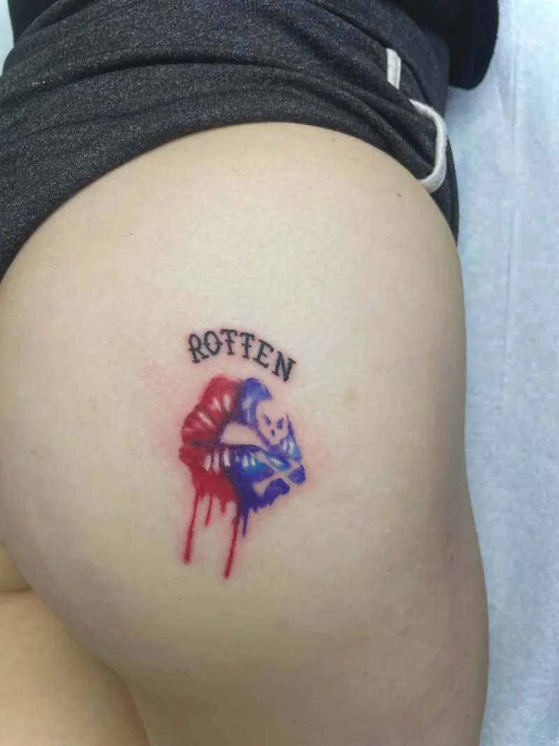 Lip tattoo by Jesse